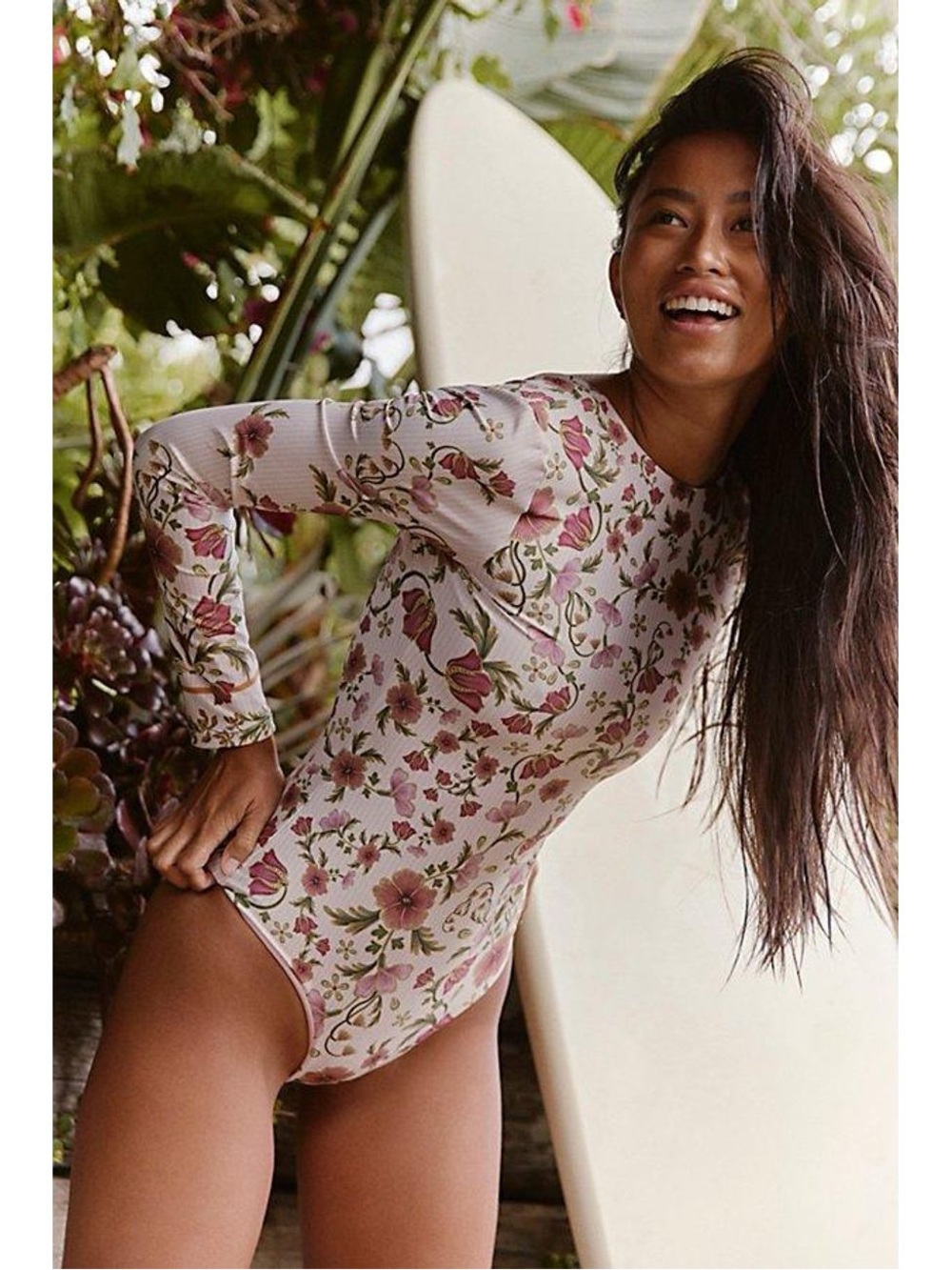Agua Bendita Clara Open-back Swimsuit